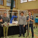 Die Tiroler Fachberufschule für Wirtschaft und Technik präsentierte einen Roboterarm.