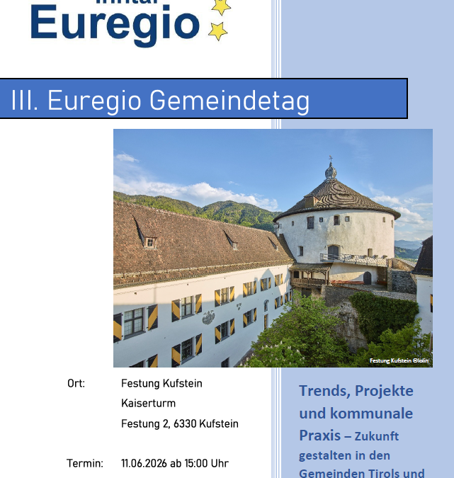 Euregio Gemeindetag 2026 auf der Festung Kufstein
